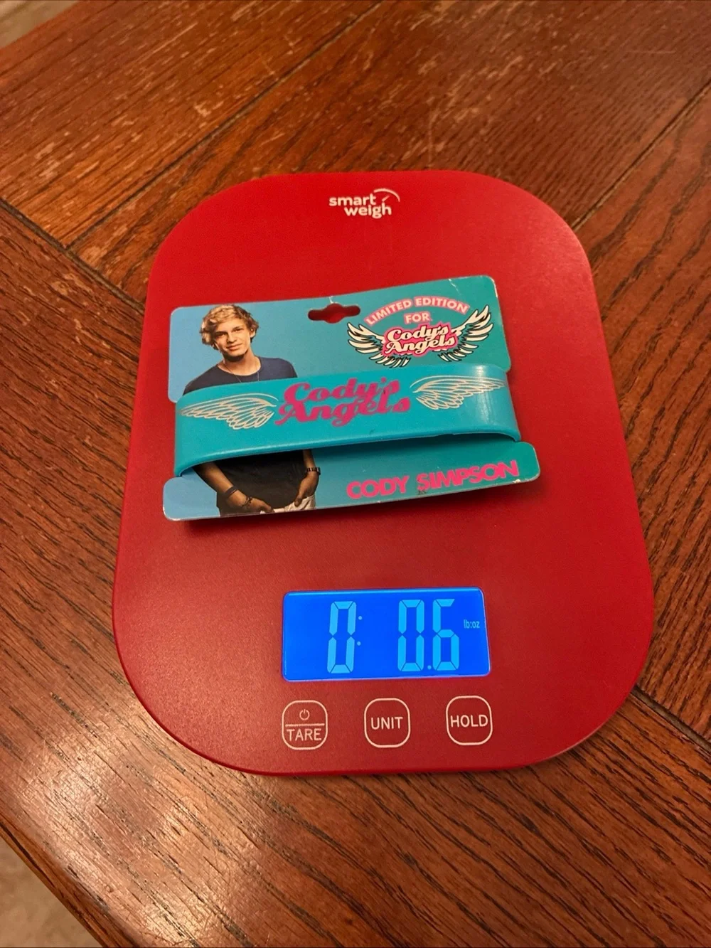Cody Simpson Silicone Wristband Limited Edition 2011 NWT *RARE*